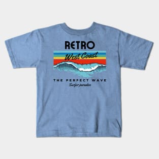 RETRO-The perfect wave Kids T-Shirt